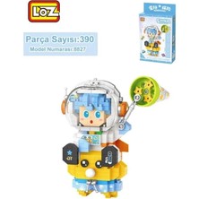 Vagonlıfe Loz 8827 Astronot Mavi 390 Parça Block Oyuncak 3+