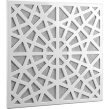 30X30 Clip-In Selçuklu Beyaz Dekoratif Asma Tavan Tam Takım 15 M2