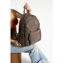 Nemo Group Vizon Unisex Okul Çantası, Laptop Seyahat Sırt Çantası, Crinkle Su Geçirmez Kumaş, 21 Lt, 40X30CM