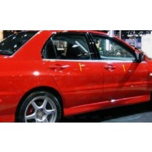 Mitsubishi Lancer 10 Krom Cam Çıtası 4 Parça 2008 ve Üzeri