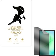 Microcase Samsung Galaxy Tab А11 8.7'' Wi-Fi SM-X13 / Lte SM-X135 ile Uyumlu Privacy Gizlilik Filtreli Hayalet Nano Ekran Koruyucu - EKM111