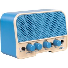 Joyo JA-02II Bl Mavi 5 Wat Travel Mini Bluetothlu Cep Seyahat Kasa Gitar Amfisi