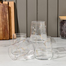 Renkli 4'lü Su Bardağı Seti, 420 Ml, Şık ve Dayanıklı Tasarım