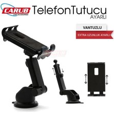 STANDART Carub Ipad+Telefon Tutucu Kızaklı Ayarlı Vantuzlu