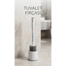 S'82 Deterjan Hazneli Esnek Silikon Başlıklı Tuvalet Fırçası