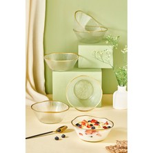 6'lı Cam Kase Seti, Salata, Çorba ve Çerezler Için Şık ve Dayanıklı