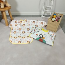 Malkoç Bebe Ikili Giyilebilir Mama Önlüğü Set - Sarı - St Sarı