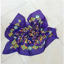 Sinem Şanlı Atelier Yörük Çengelköy Otantik Yazma Eşarp Fular Düz Sade