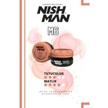 Nishman M6 Saç Şekillendirici Oynanabilir Mat Wax / Tüm Saç Tiperi 100 ml