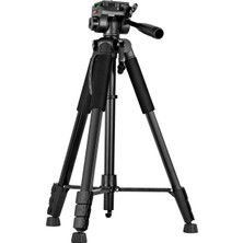 Gdx 200 Profesyonel Tripod 3 Kademeli Asansörlü Su Terazili 3 Yönlü Pan Tilt Kafa Kamera ve Video Standı
