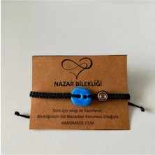 Sinem Şanlı Atelier Güzel Iki Göz Süryani Nazar Taşı Unisex Bileklik Farklı Renkler