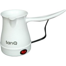 Tanq Elektrikli Cezve 4 Fincan Kapasiteli Beyaz Renkli Plastik Materyal İle Pratik Çay Hazırlama