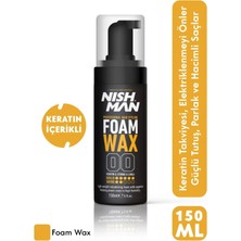 Nishman Saç Şekillendirici Köpük Wax Hacim Verici Bukle Belirginleştirici - 150 ml