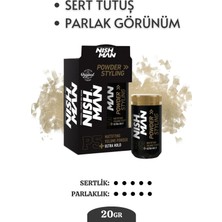 Nishman Saç Şekillendirici Toz Wax Sert Tutuş P5- Parlak Görünüm - Kalıcı Saç Parfümü Içerikli - 20 gr
