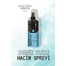 Nishman 200 ml Hacim Veren Deniz Tuzu Saç Spreyi Aloe Vera ve Keratin ile Şık Görünüm Sağlar