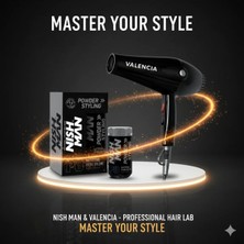 Nishman P 0 Toz Saç Şekilendirici Wax –20 gr x 10 Adet/ + Fön Makinası Hediye