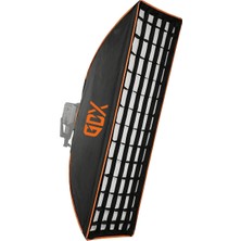 Gdx 80X120CM Dikdörtgen Gridli Softbox Bowens Mount Çift Difüzörlü Profesyonel Softbox