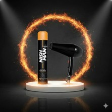 Nishman 05 Şekillendirici Sert Saç Spreyi 400 ml x 10 Adet/ + Fön Makinası Hediye