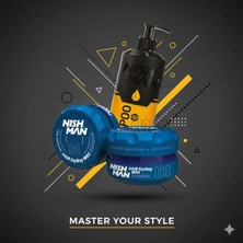 Nishman 01 Saç Şekillendiric Ultra Sert Parlak Wax 100 ml x 3 Adet/ + 400 ml Tuzsuz Şampuan Hediye