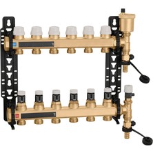 Caleffi 6626D6 - 4 Ağızlı Mikrometreli Kolektör Seti