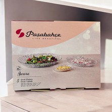 Şık 5 Parça Kayık Tabak Seti, Meze ve Sunumlar Için Ideal