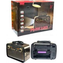 MiraLive Müzik Kutusu Bluetooth Bağlantılı El Fenerli Nostaljik Tasarım Radyo