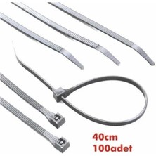 Pemsan Kablo Kemeri (BAĞI)-4.8*400 Gri (1 PK=100 Adet)