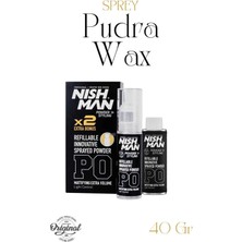 Nishman Sprey Pudra Wax Mat Şekillendirici 40 gr