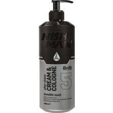 Nishman 05 Tıraş Sonrası Krem & Kolonya 400 ml Invictus Kokusu ile Hızla Emilen Nemlendirici