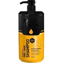 Nishman Tuz ve Paraben Içermeyen Keratinli Saç Bakım Şampuanı 1250 ml
