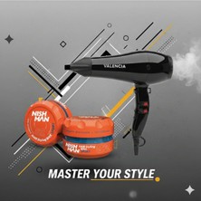 Nishman 02 Saç Şekillendirici Ultra Sert Parlak Wax 150 ml x 10 Adet/ + Fön Makinası Hediye