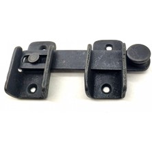 MiraLive Antika Tarz Dekoratif Pirinç Kapı Mandalı - 57X115 Mm, Oksit