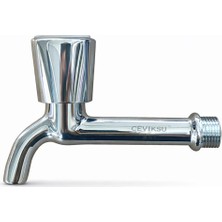 Çeviksu Çevik Su Beta Model Uzun Tip 1/2 Inç Krom Kaplama Pirinç Lavabo Evye Su Musluğu