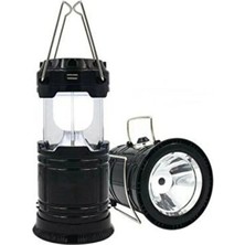 MiraLive Solar Şarjlı Güneş Enerjili Fan Kamp Feneri Güneş Paneli Kamp Şarjlı Işıldak USB Şarj