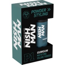 Nishman Saç Şekillendirici Toz Wax P1 Gum Gum / Oynanabilir Yapı / Kalıcı Saç Parfümü Içerikli - 20 gr