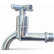 Çeviksu Çevik Su Mix Model 1/2 Inç Krom Kaplama Pirinç Lavabo Evye Su Musluğu