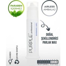 Professional - Purple Shining Gel Wax - Parlak Wax - 2’li Paket