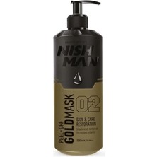 Nishman Soyulabilir Gold Maske 02 / Siyah Nokta ve Karşıtı 200 ml