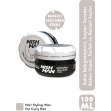 Nishman F1 Saç Şekillendirici ve Bukle Belirginleştirici Bakım Yapan Wax 100 ml