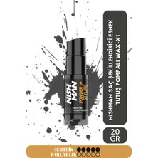 Nishman Saç Şekillendirici Toz Wax X1 / Oynanabilir Yapı / Pompalı/ Kalıcı Saç Parfümü Içerikli - 20 gr