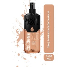 Nishman 10 Amber Tıraş Kolonyası 400 ml Relaxing ve Refreshing Özellikli Ürün