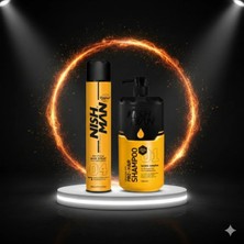 Nishman 04 Şekillendirici Saç Spreyi 400 ml x 5 Adet/ + 1250 ml Tuzsuz Şampuan Hediye