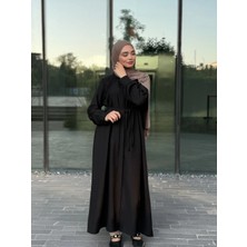 Uzun Rayon Tunik Kuşaklı & Düğmeli