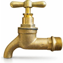 ARSU 1/2 Inç Sarı Pirinç Bahçe Musluğu Dış Mekan Çeşme Musluğu