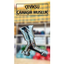 Çeviksu Çevik Su(Karizma) Çamaşır Makinası Musluğu (Çamaşır Makinaları Bağlantı Hortumlarına Uyumludur)