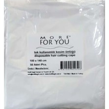 GÜRBEY PAZARLAMA More For You Tek Kullanımlık Kesim Örtüsü 150 Adet 100 x 140 cm