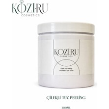 Kozi.Ru Çilekli Tuz Peelingi – Nazik Arındırıcı ve Pürüzsüzleştirici Vücut Peelingi 300 ml