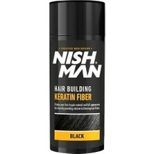 Nishman Siyah Keratin Fiber Saç Yapılandırıcı - Tekli Paket 21 gr Dayanıklı Yapı ve Ergonomik Kullanım