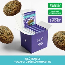 Kind Of Balanced Glütensiz Yulaflı Üzümlü Proteinli Cookie 60 gr x 6 Adet