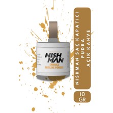 Nishman Saç Kapatıcı Pudra Açık Kahve